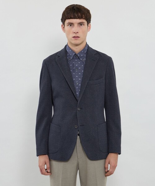 MACKINTOSH LONDON(マッキントッシュ ロンドン)の「【WEB・一部店舗限定】【FLEX JERSEY】コットンウールジャージージャケット(テーラードジャケット・メンズ・ダークネイビー/ブラウン系その他6・36/38/40)」の5枚目の写真