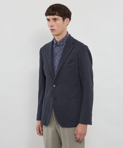 MACKINTOSH LONDON(マッキントッシュ ロンドン)の「【WEB・一部店舗限定】【FLEX JERSEY】コットンウールジャージージャケット(テーラードジャケット・メンズ・ダークネイビー/ブラウン系その他6・36/38/40)」の6枚目の写真