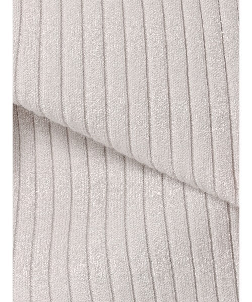 SUIT SQUARE(スーツスクエア)の「ボウタイプルオーバーリブニット 長袖 ウォッシャブル レーヨンストレッチ 無地(ニット/セーター・レディース・ネイビー/ライトグレー/ボルドー・38(9号))」の21枚目の写真