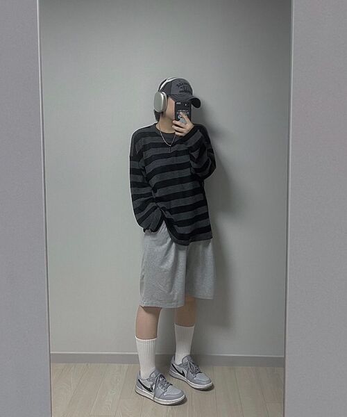 AGOD（エージーオーディー）の「バミューダワイドツーピンタックスウェットショーツ[グレー]（その他パンツ・レディース・その他・MEDIUM/SMALL/X-LARGE/LARGE）」の18枚目の写真