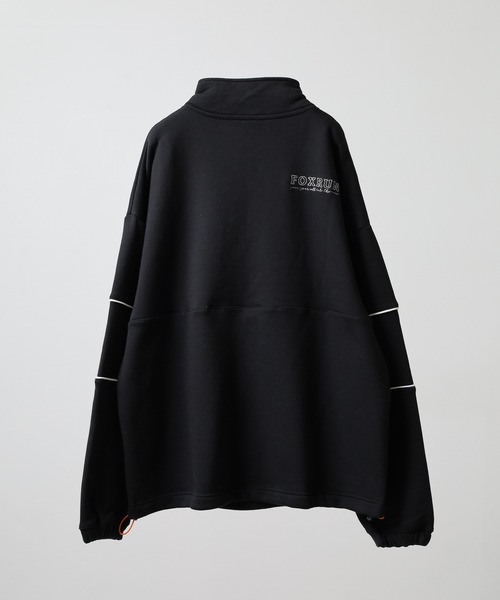 FOXRUN(フォックスラン)の「パイピング切替裏起毛スウェットハーフジップ(スウェット・メンズ・ネイビー/アッシュグレー/グレー/ブラック・L/M)」の18枚目の写真