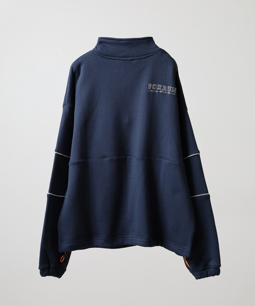 FOXRUN(フォックスラン)の「パイピング切替裏起毛スウェットハーフジップ(スウェット・メンズ・ネイビー/アッシュグレー/グレー/ブラック・L/M)」の22枚目の写真