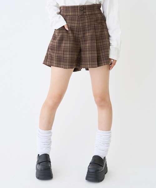 LOVETOXIC(ラブトキシック)の「【起毛】美脚見えタックフレアキュロット(その他パンツ・キッズ・チャコール/ブラウン/ブラック/グレー・L:160cm/M:150cm/130cm/S:140cm)」の9枚目の写真