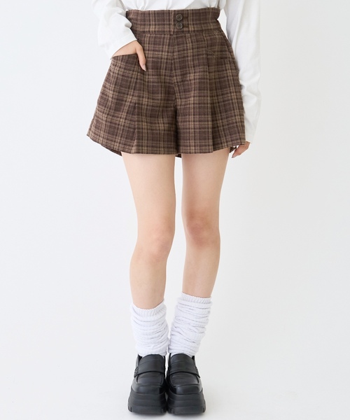 LOVETOXIC(ラブトキシック)の「【起毛】美脚見えタックフレアキュロット(その他パンツ・キッズ・チャコール/ブラウン/ブラック/グレー・L:160cm/M:150cm/130cm/S:140cm)」の10枚目の写真