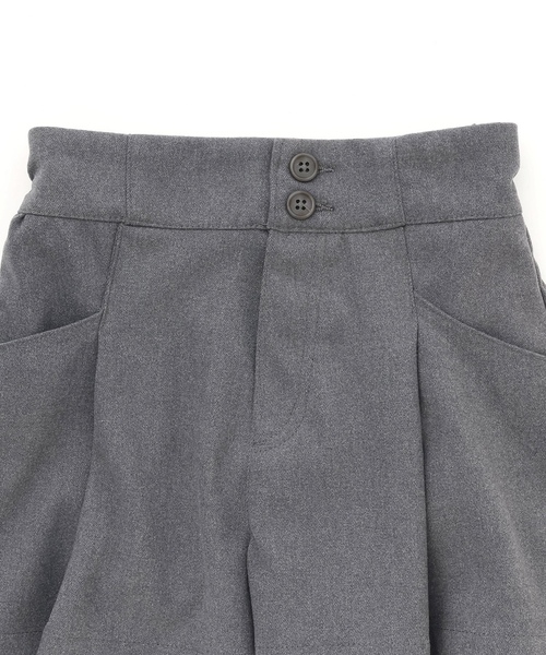 LOVETOXIC(ラブトキシック)の「【起毛】美脚見えタックフレアキュロット(その他パンツ・キッズ・チャコール/ブラウン/ブラック/グレー・L:160cm/M:150cm/130cm/S:140cm)」の19枚目の写真