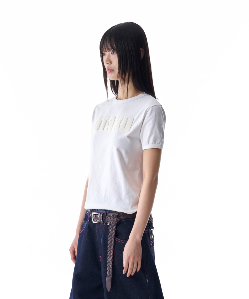 AAKAM(アーカム)の「OTAKU Boucle Ringer Top (White)(Tシャツ/カットソー・レディース・その他・2/1)」の3枚目の写真