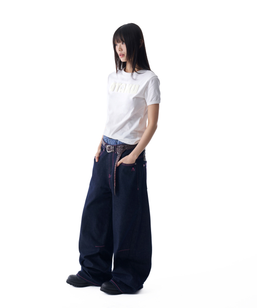 AAKAM(アーカム)の「OTAKU Boucle Ringer Top (White)(Tシャツ/カットソー・レディース・その他・2/1)」の6枚目の写真