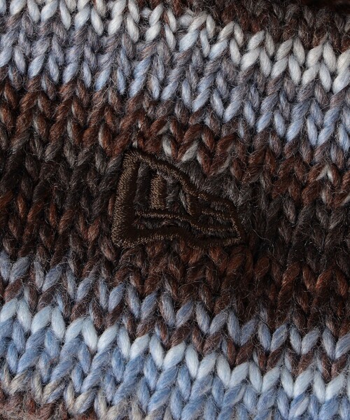 NEW ERA（ニューエラ）の「【別注】NEW ERA / Multi BorderCuff Knit Cap（ニットキャップ/ビーニー・メンズ・ブラック/ブラウン/ネイビー・ONE SIZE）」の10枚目の写真