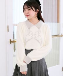 MAJESTIC LEGON | フワフワtwinsうさぎニット(ニット/セーター)