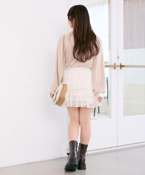 MAJESTIC LEGON(マジェスティックレゴン)の「フワフワtwinsうさぎニット(ニット/セーター・レディース・ホワイト系その他2/ピンク系その他2・MEDIUM)」の9枚目の写真