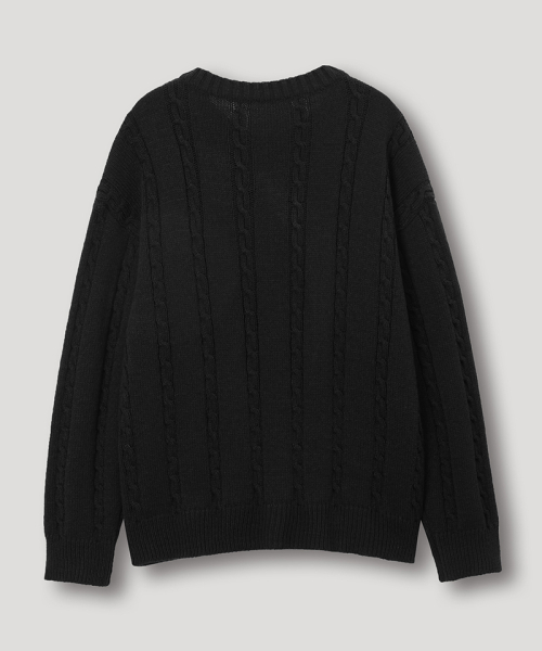 NODU（ノードユー）の「マイルドヘンリーネックラウンドニットTシャツ[ブラック]（Tシャツ/カットソー・メンズ・その他・MEDIUM/LARGE）」の7枚目の写真