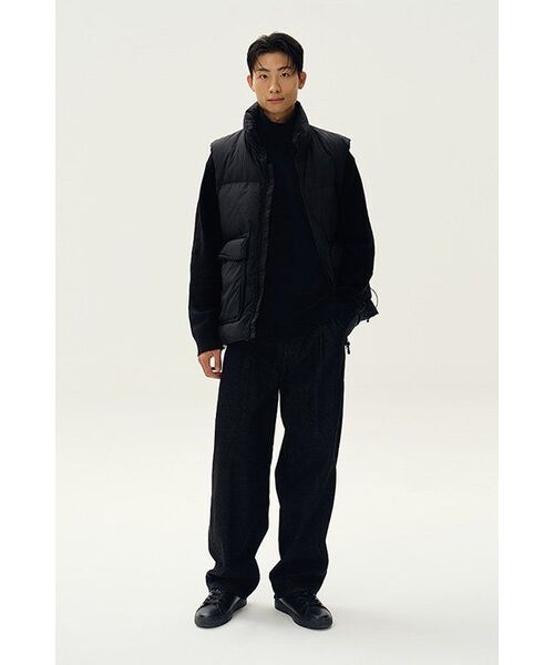 MUSINSA STANDARD（ムシンサスタンダード）の「ベルト付きセミバルーンデニムパンツ[ローブラック]（デニムパンツ・メンズ・その他・36/27/28/34/32/30/31/33/26）」の22枚目の写真