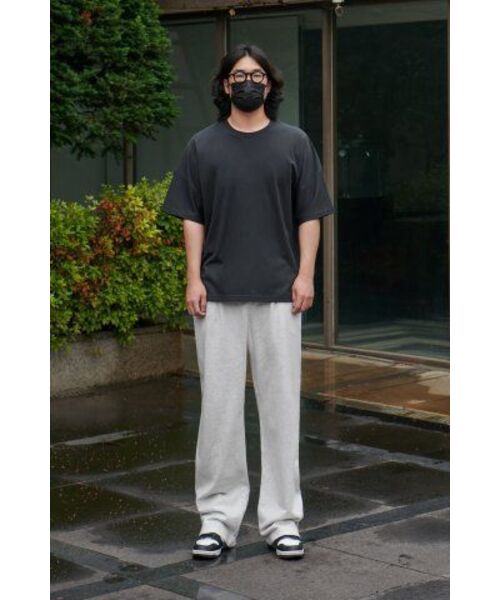 MUSINSA STANDARD（ムシンサスタンダード）の「ワンタックワイドラウンジスウェットパンツ[メランジライトグレー]（スウェットパンツ・メンズ・その他・SMALL/MEDIUM/LARGE/X-LARGE/XX-LARGE）」の9枚目の写真