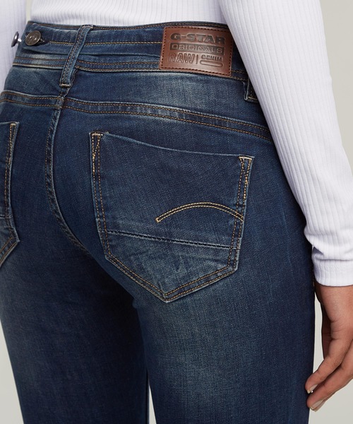 G-STAR(ジースター)の「MIDGE BOOTCUT JEANS/ブーツカットデニムパンツ/L32(デニムパンツ・レディース・ダークインディゴブルー・27inch/25inch/24inch/28inch/26inch)」の5枚目の写真