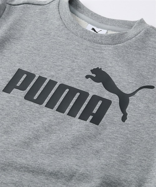 PUMA(プーマ)の「【PUMA】クルースウェットトレーナー(スウェット・キッズ・杢グレー/ブラック・130/140/150/160)」の6枚目の写真