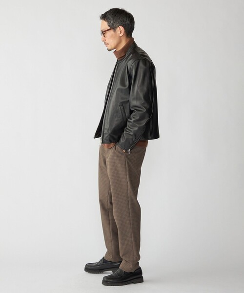 SHIPS: ラムレザー シングル ライダース ジャケット 25FW（ライダース