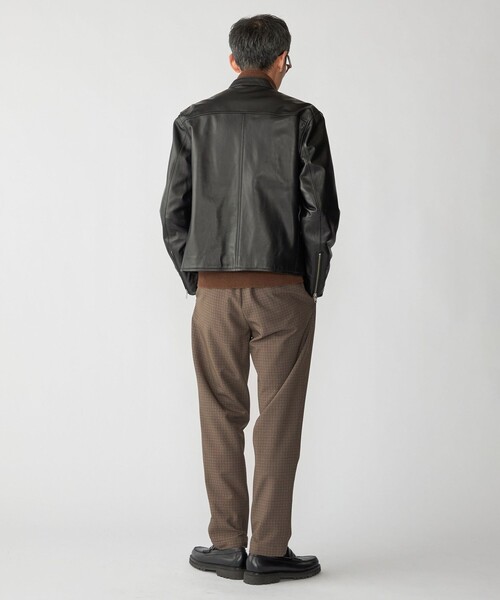 SHIPS: ラムレザー シングル ライダース ジャケット 25FW（ライダース