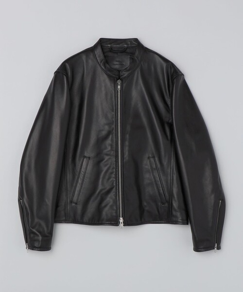 SHIPS: ラムレザー シングル ライダース ジャケット 25FW（ライダース