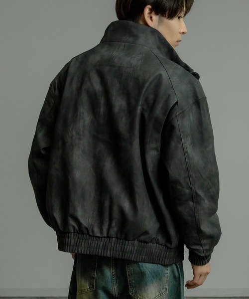 Crownor(クラウノアー)の「スタンドカラー フィールドジャケット(ミリタリージャケット・メンズ・ブラウン/ブラック・MEDIUM/LARGE)」の6枚目の写真