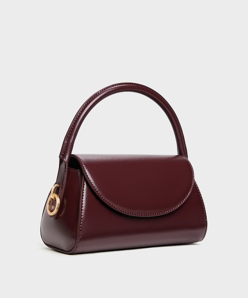 CHARLES & KEITH(チャールズ & キース)の「Kaila カイラ フラップトップハンドルバッグ(ハンドバッグ・レディース・ブラック/ワインレッド・S)」の12枚目の写真