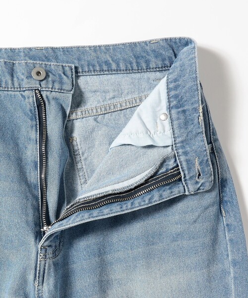 BEAMS HEART(ビームスハート)の「【セットアイテム】フリル デニム ビスチェ × パンツ(つなぎ/オールインワン・レディース・インディゴブルー/サックスブルー・FREE)」の12枚目の写真