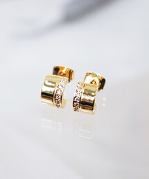 【金属アレルギー対応】ラインフープピアス