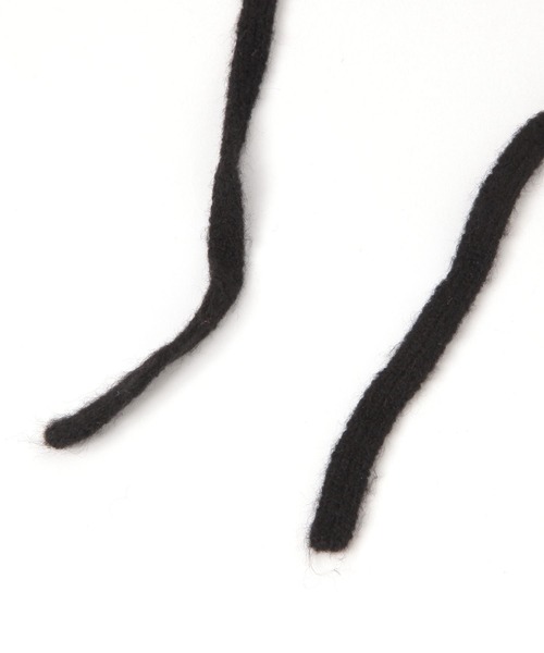 LEPSIM（レプシィム）の「フライトニットキャップ　598104（ニットキャップ/ビーニー・レディース・ブラック/グレー・ONE SIZE）」の7枚目の写真