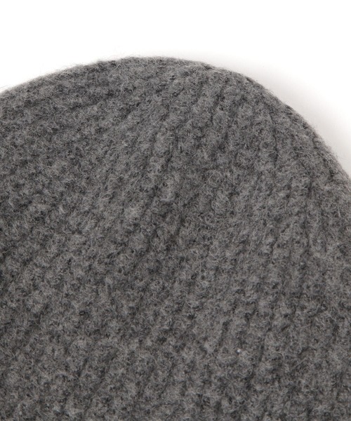 LEPSIM（レプシィム）の「フライトニットキャップ　598104（ニットキャップ/ビーニー・レディース・ブラック/グレー・ONE SIZE）」の10枚目の写真