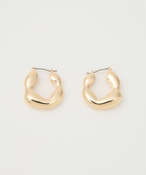 SLY（スライ）の「DEFORMED MOTIF P/EARRINGS ディフォームド モチーフピアス（ピアス（両耳用）・レディース・ゴールド/シルバー・FREE）」の9枚目の写真