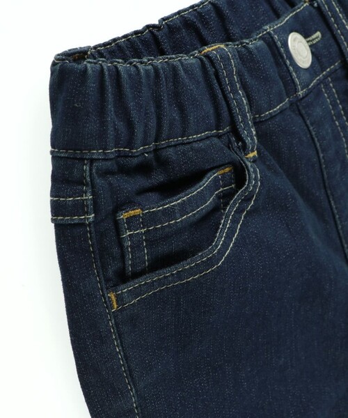 BRANSHES(ブランシェス)の「【あったか/フィットストレート】プレミアムストレッチ裏起毛デニムロングパンツ(デニムパンツ・キッズ・ネイビー/ブラック・150/120/110/140/130/100/90)」の8枚目の写真