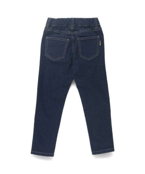 BRANSHES(ブランシェス)の「【あったか/フィットストレート】プレミアムストレッチ裏起毛デニムロングパンツ(デニムパンツ・キッズ・ネイビー/ブラック・150/120/110/140/130/100/90)」の10枚目の写真