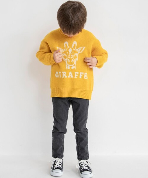 BRANSHES(ブランシェス)の「【あったか/フィットストレート】プレミアムストレッチ裏起毛デニムロングパンツ(デニムパンツ・キッズ・ネイビー/ブラック・150/120/110/140/130/100/90)」の13枚目の写真