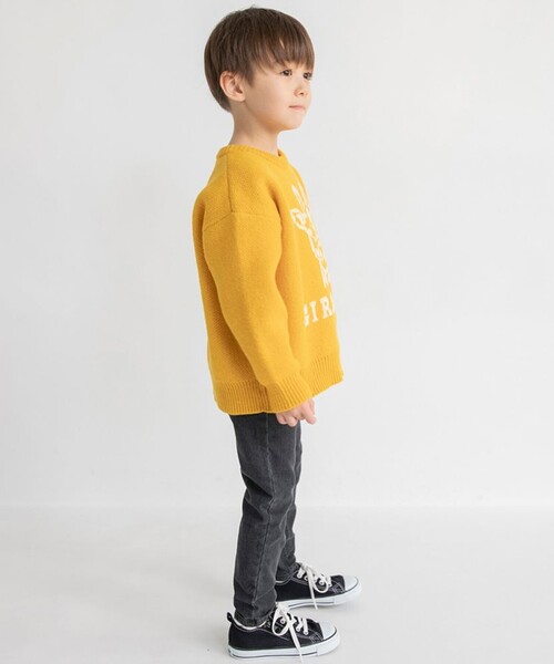 BRANSHES(ブランシェス)の「【あったか/フィットストレート】プレミアムストレッチ裏起毛デニムロングパンツ(デニムパンツ・キッズ・ネイビー/ブラック・150/120/110/140/130/100/90)」の15枚目の写真