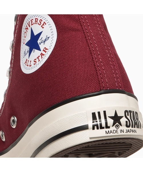 CONVERSE(コンバース)の「CONVERSE CANVAS ALL STAR J HI(コンバース キャンバス オールスター J HI)(スニーカー・メンズ・バーガンディー・23cm/23.5cm/24cm/24.5cm/25cm/25.5cm/26cm/26.5cm/27cm/27.5cm/28cm/29cm)」の8枚目の写真