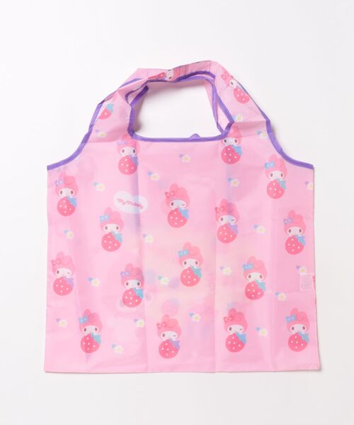 sanrio(サンリオ)の「【 sanrio 】 サンリオキャラクターズ くるくるショッピングバッグA 25W11(エコバッグ/サブバッグ・レディース・ブラック/ピンク・FREE)」の3枚目の写真