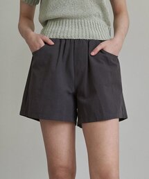 LOEIL（ロエイユ）の「ナチュラルコットンバンディングパンツ - チャコール（その他パンツ）」