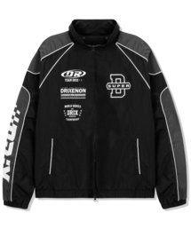 DRIX（ドリックス）の「配色パイピングレーシングジャケット_ブラック（ナイロンジャケット）」