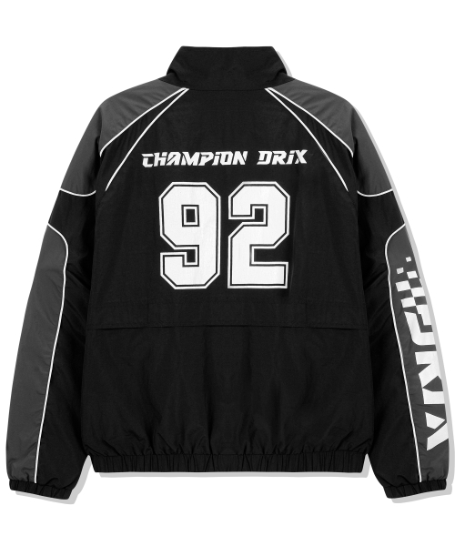 DRIX(ドリックス)の「配色パイピングレーシングジャケット_ブラック(ナイロンジャケット・メンズ・その他・XX-LARGE/MEDIUM/LARGE/X-LARGE)」の5枚目の写真