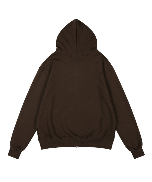 kaifai(カイファイ)の「ロゴスタッズフードジップアップ (ブラウン) K25ZA163(パーカー・レディース・その他・MEDIUM/LARGE)」の2枚目の写真
