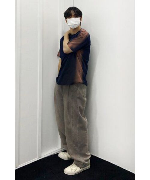 UNGIMMICK(アンジミック)の「BRUSHED TUCK WIDE DENIM PANTS (ASH BROWN)(デニムパンツ・メンズ・その他・MEDIUM/LARGE)」の9枚目の写真