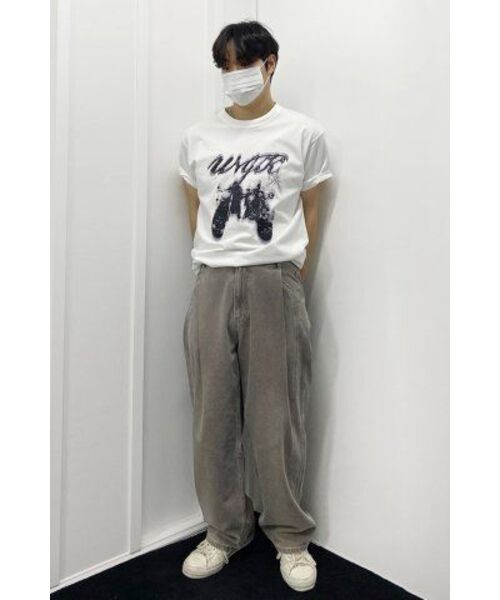 UNGIMMICK(アンジミック)の「BRUSHED TUCK WIDE DENIM PANTS (ASH BROWN)(デニムパンツ・メンズ・その他・MEDIUM/LARGE)」の10枚目の写真