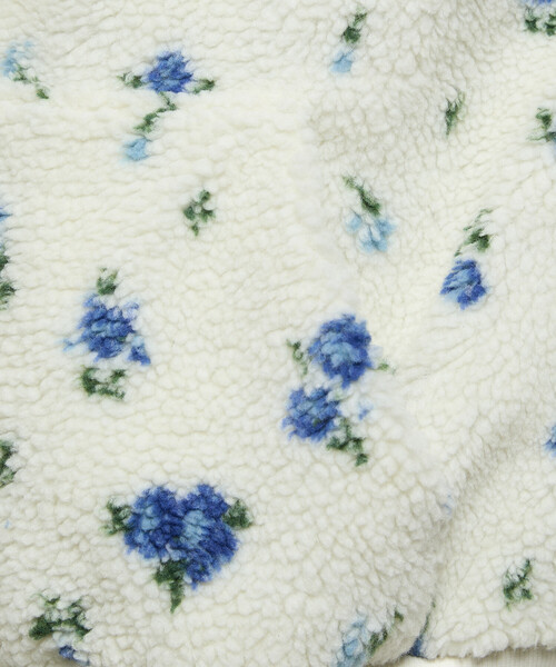 PUBLUX（パブリュクス）の「MARY QUANT × PUBLUX/マリークワント 花柄 ボアブルゾン　限定展開（その他アウター・レディース・オフホワイト/ベージュ・ﾌﾘ-）」の18枚目の写真