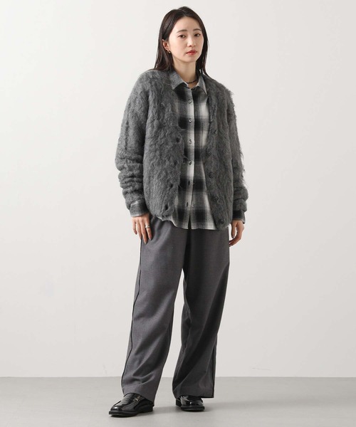 Gready Brilliant（グレディブリリアン）の「Ｗウエストセミワイドパンツ（その他パンツ・レディース・トップグレー/チャコールグレー・38）」の7枚目の写真