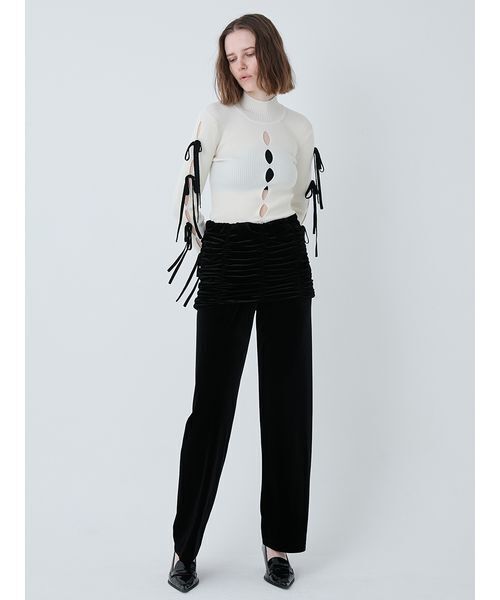 SORIN(ソリン )の「Ribbon Eyelet Top/リボンアイレットトップ(ニット/セーター・レディース・レッド/ホワイト/ブラック・38)」の17枚目の写真