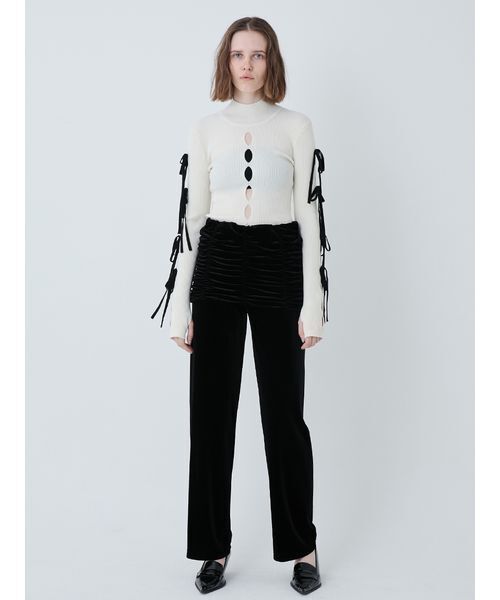 SORIN(ソリン )の「Ribbon Eyelet Top/リボンアイレットトップ(ニット/セーター・レディース・レッド/ホワイト/ブラック・38)」の22枚目の写真