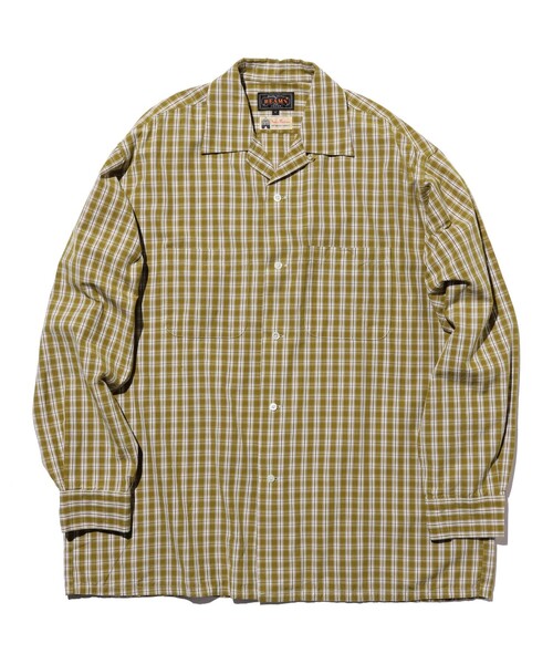 BEAMS PLUS(ビームスプラス)の「マドラス オープンカラー シャツ(シャツ/ブラウス・メンズ・ブルー/イエロー/グリーン・X-LARGE/LARGE/MEDIUM/SMALL)」の4枚目の写真