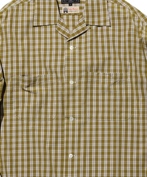 BEAMS PLUS(ビームスプラス)の「マドラス オープンカラー シャツ(シャツ/ブラウス・メンズ・ブルー/イエロー/グリーン・X-LARGE/LARGE/MEDIUM/SMALL)」の6枚目の写真