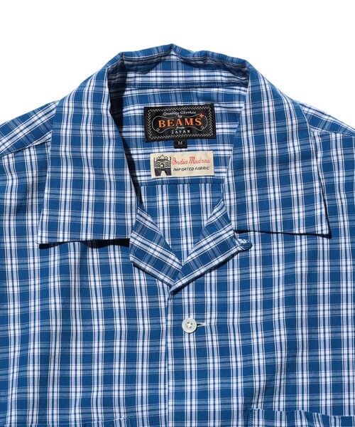 BEAMS PLUS(ビームスプラス)の「マドラス オープンカラー シャツ(シャツ/ブラウス・メンズ・ブルー/イエロー/グリーン・X-LARGE/LARGE/MEDIUM/SMALL)」の17枚目の写真