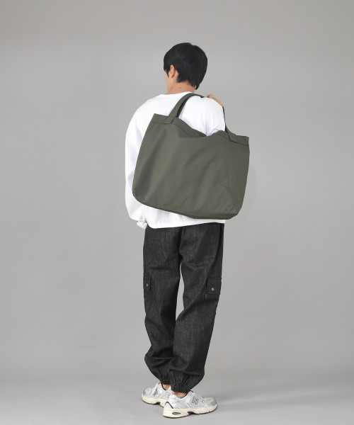 SAINTCREW（セントクルー）の「メガビッグサイズソリッドエコバッグ MSE-140 カーキ BKS（エコバッグ/サブバッグ・メンズ・その他・フリー）」の6枚目の写真