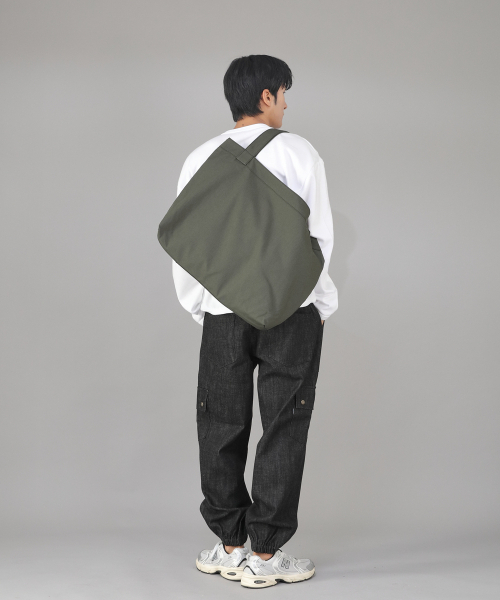 SAINTCREW（セントクルー）の「メガビッグサイズソリッドエコバッグ MSE-140 カーキ BKS（エコバッグ/サブバッグ・メンズ・その他・フリー）」の7枚目の写真